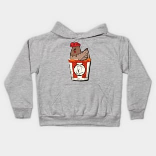 TD Cluckwork Orange - Chicken Kids Hoodie